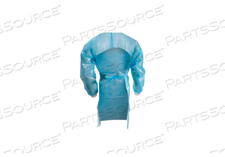 OVER-THE-HEAD CHEMOTHERAPY PROCEDURE GOWN LARGE BLUE NONSTERILE ASTM D6978 DISPOSABLE (10 PER BAG) by McKesson OVER-THE-HEAD CHEMOTHERAPY PROCEDURE GOWN LARGE BLUE NONSTERILE ASTM D6978 DISPOSABLE (10 PER BAG) by McKesson