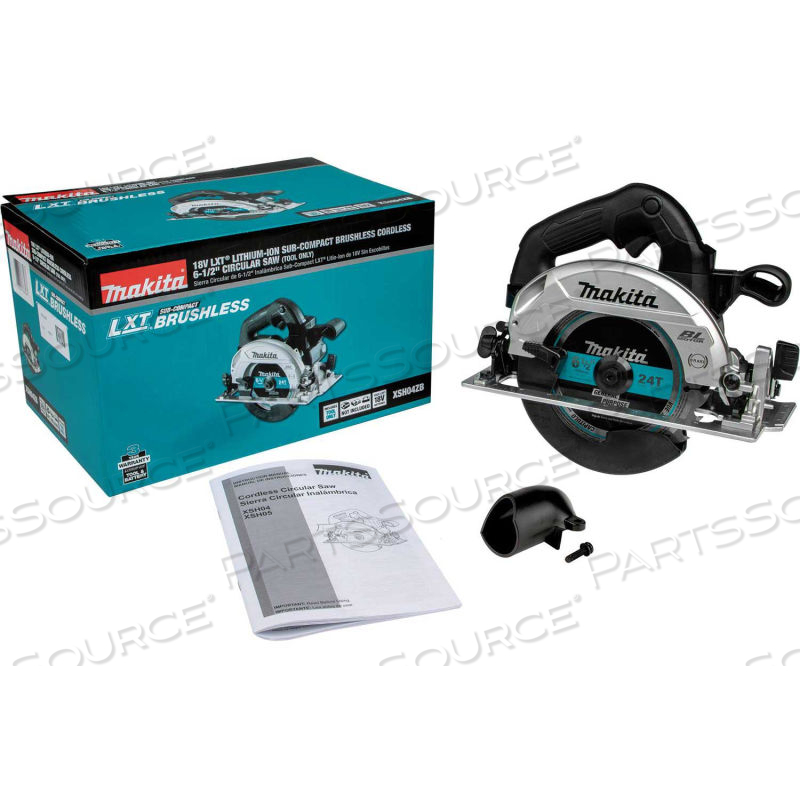LXT CORDLESS 6-1/2" CIRCULAR SAW, TOOL ONLY, LITHIUM-ION, BRUSHLESS, 18V, 5000RPM by Makita