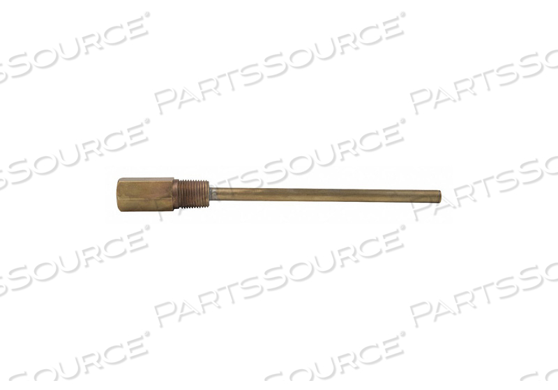 6 1/2" BRASS WELL 1/2"NPT 