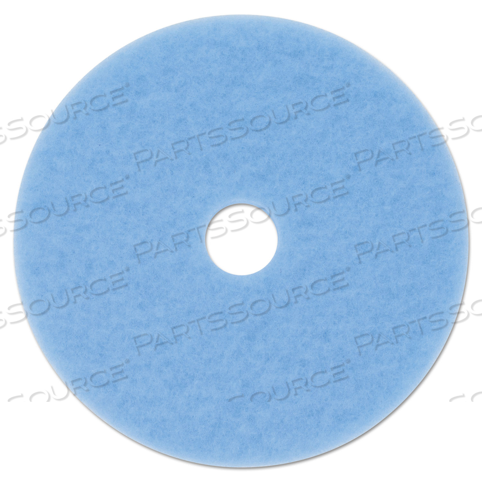 HI-PERFORMANCE BURNISH PAD 3050, 27" DIAMETER, SKY BLUE by 3M Consumer