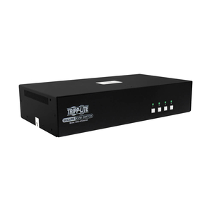 SECURE KVM SWITCH, 4-PORT, DUAL HEAD, DISPLAYPORT TO DISPLAYPORT, 4K, NIAP PP4.0, AUDIO, TAA, KVM / AUDIO SWITCH, 4 X KVM / AUDIO / USB, 1 L by Tripp Lite