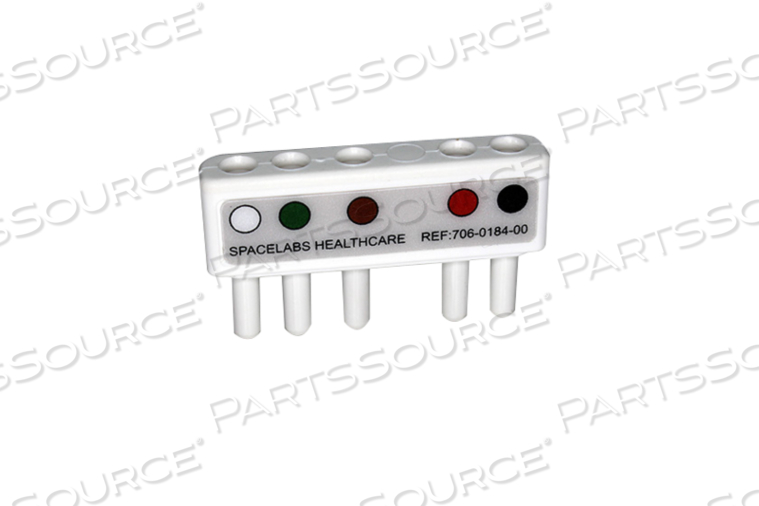 GROUPER, ARIA TELEMETRY, TRULINK®, 5 NUMBER OF PINS, WITH AHA COLOR CODING, FOR DIN UNSHIELDED LEAD WIRES by Spacelabs Healthcare