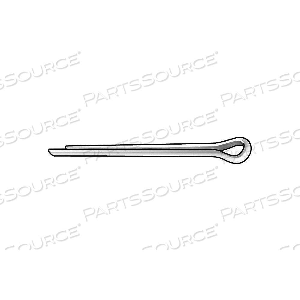 COTTER PIN,3/32 IN DIA,1.25 IN L0, EXTENDED PRONG, INCH, 3/32 IN PIN DIA, STEEL by Approved Vendor