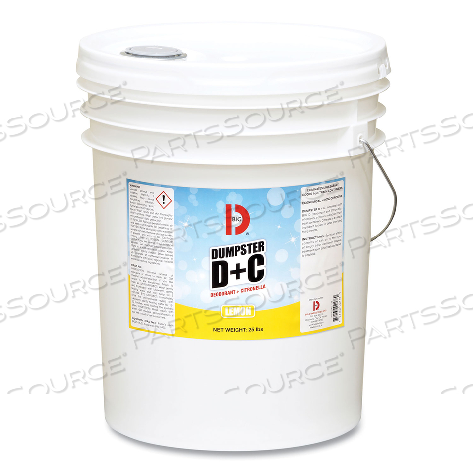 DUMPSTER D PLUS C, NEUTRAL, 25 LB BUCKET by Big D