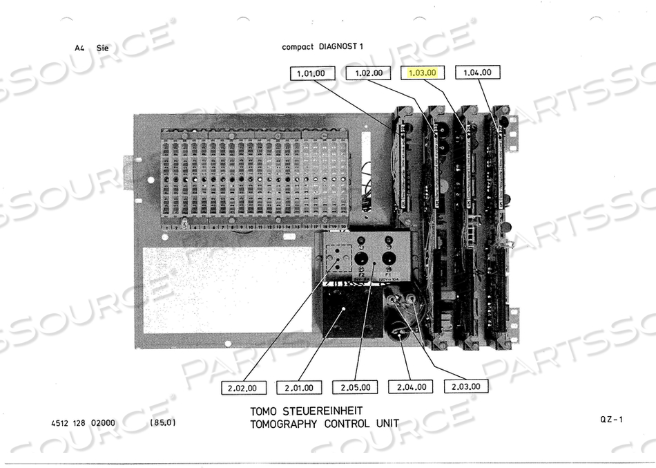 PCB TOMO RELAY CARD 1 CD1, D76 by Philips Healthcare