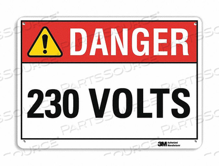 DANGER SIGN 4 HOLE MOUNT 14INWX10INH by Lyle Signs Inc. DANGER SIGN 4 HOLE MOUNT 14INWX10INH by Lyle Signs Inc.