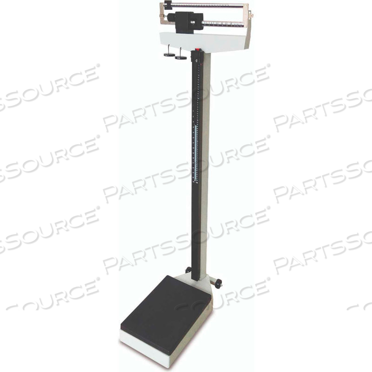 RL-MPS-40 MECHANICAL PHYSICIAN SCALE WITH HEIGHT ROD, 490 LB X 4 OZ by Rice Lake Weighing Systems