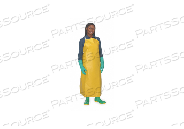 BIB APRON YELLOW UNIVERSAL 45 IN L by Ansell Healthcare