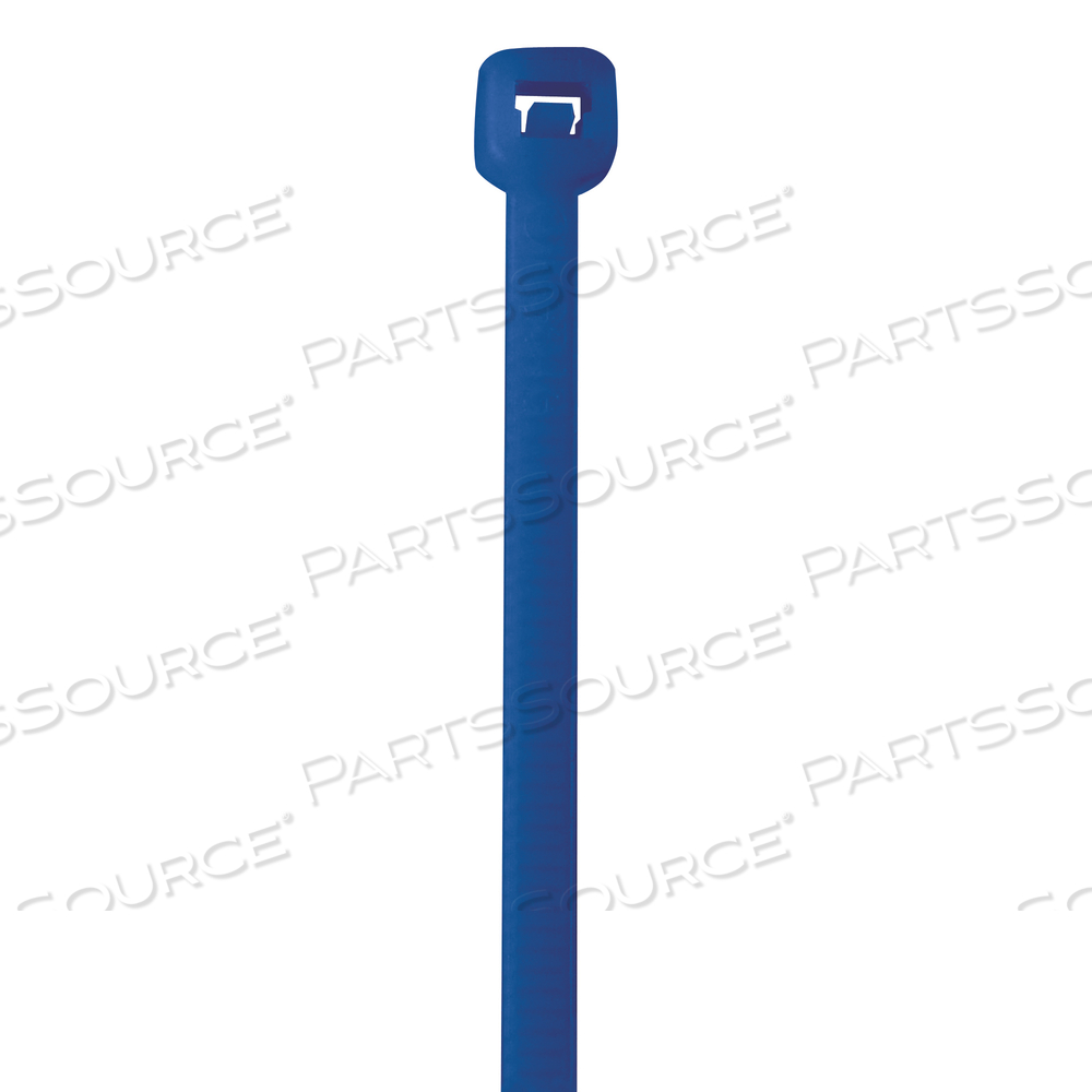 COLORED CABLE TIES, 50#, 14", BLUE, 1000/CASE by BOX Partners (Box Acquisitions, LLC)