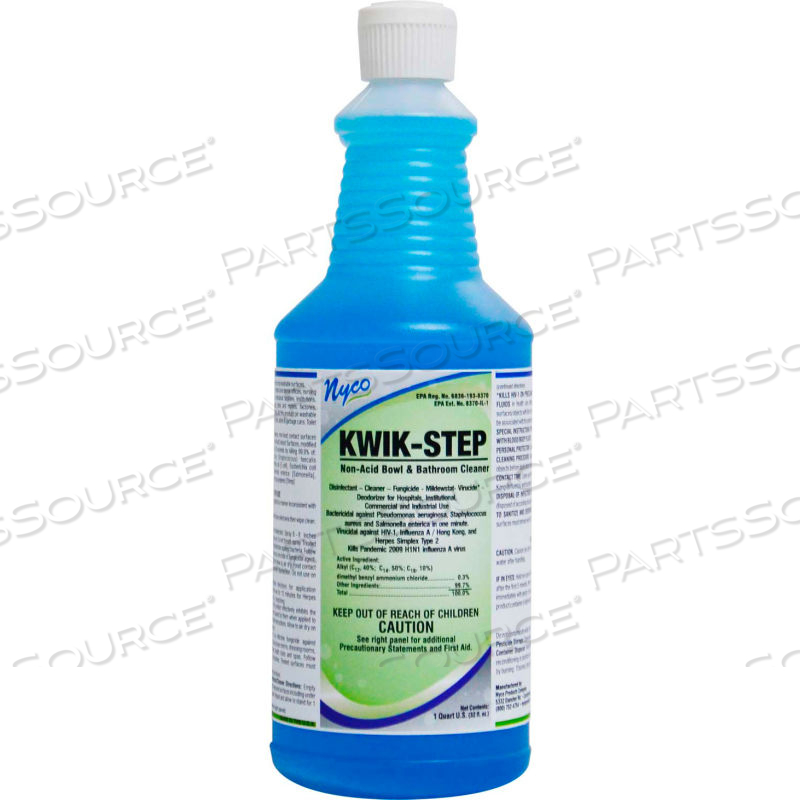 NYCO KWIK-STEP NON ACID DISINFECTANT/BATHROOM CLEANER, 32 OZ. BOTTLE, 12/CASE 