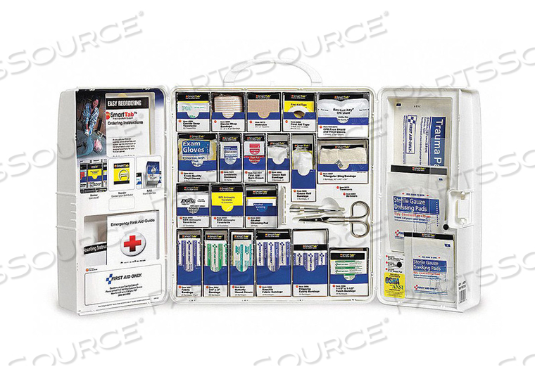 FIRST AID CABINET PLASTIC 50 PEOPLE KIT by First Aid Only FIRST AID CABINET PLASTIC 50 PEOPLE KIT by First Aid Only