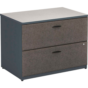 LATERAL FILE CABINET (ASSEMBLED) - GRAY - SERIES A by Bush Industries