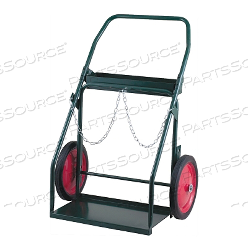 SERIES 300 TRUCK, HOLDS 9-1/4 IN TO 13 IN CYLINDERS, 14 IN SEMI-PNEUMATIC, BALL BEARING WHEELS by Harper