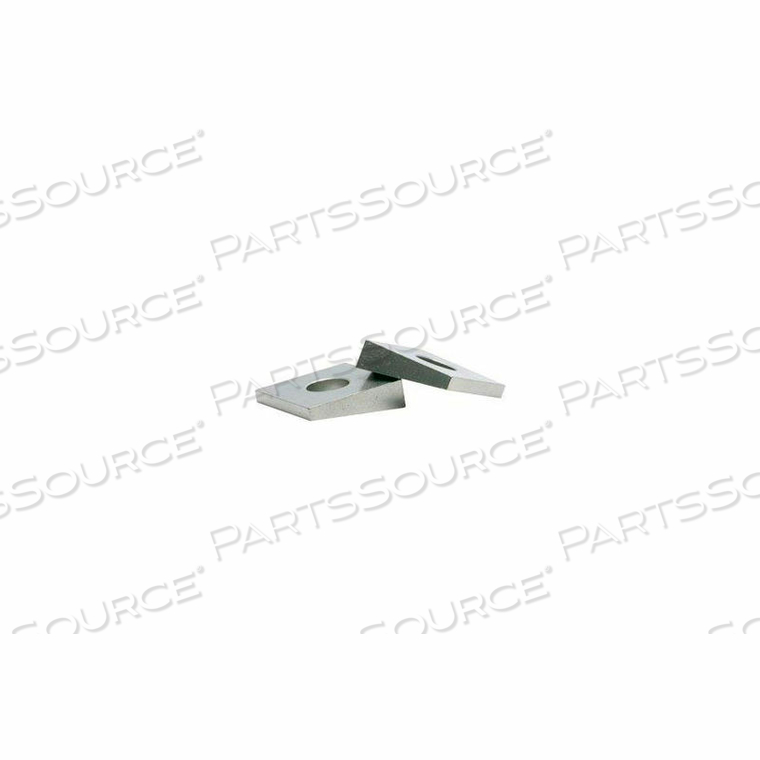 1/2" MALLEABLE BEVEL WASHER - 17/32" I.D. - .313" THICK - STEEL - GALVANIZED - GRADE 2 - PKG OF 25 by Titan Fasteners