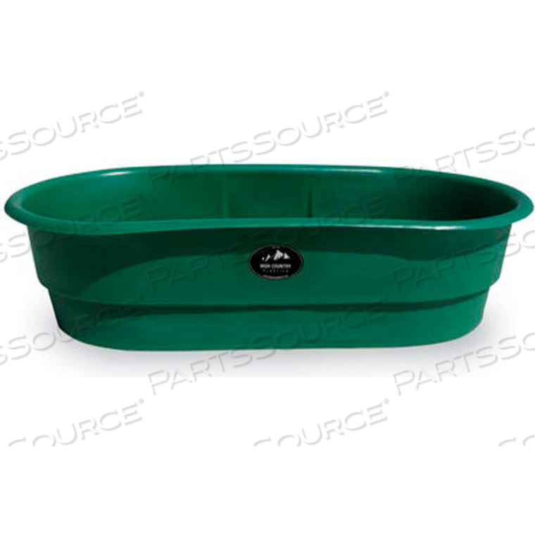 STOCK TANK W-55 55 GALLONS, 51-1/2"L X 27-1/2"W X 13"H, BLACK by High Country Plastics STOCK TANK W-55 55 GALLONS, 51-1/2"L X 27-1/2"W X 13"H, BLACK by High Country Plastics