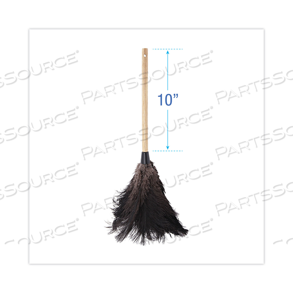 PROFESSIONAL OSTRICH FEATHER DUSTER, 10" HANDLE by Boardwalk