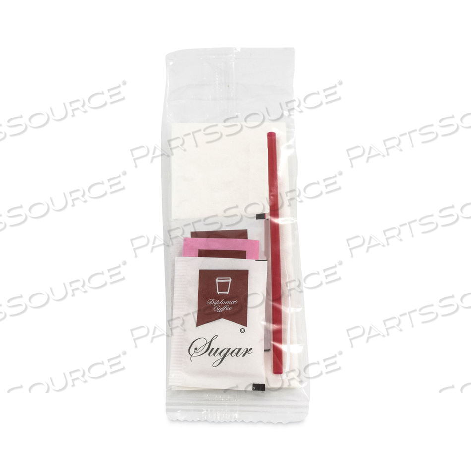 ECONOMY COFFEE CONDIMENT KIT, 0.34 OZ by Coffee Pro ECONOMY COFFEE CONDIMENT KIT, 0.34 OZ by Coffee Pro