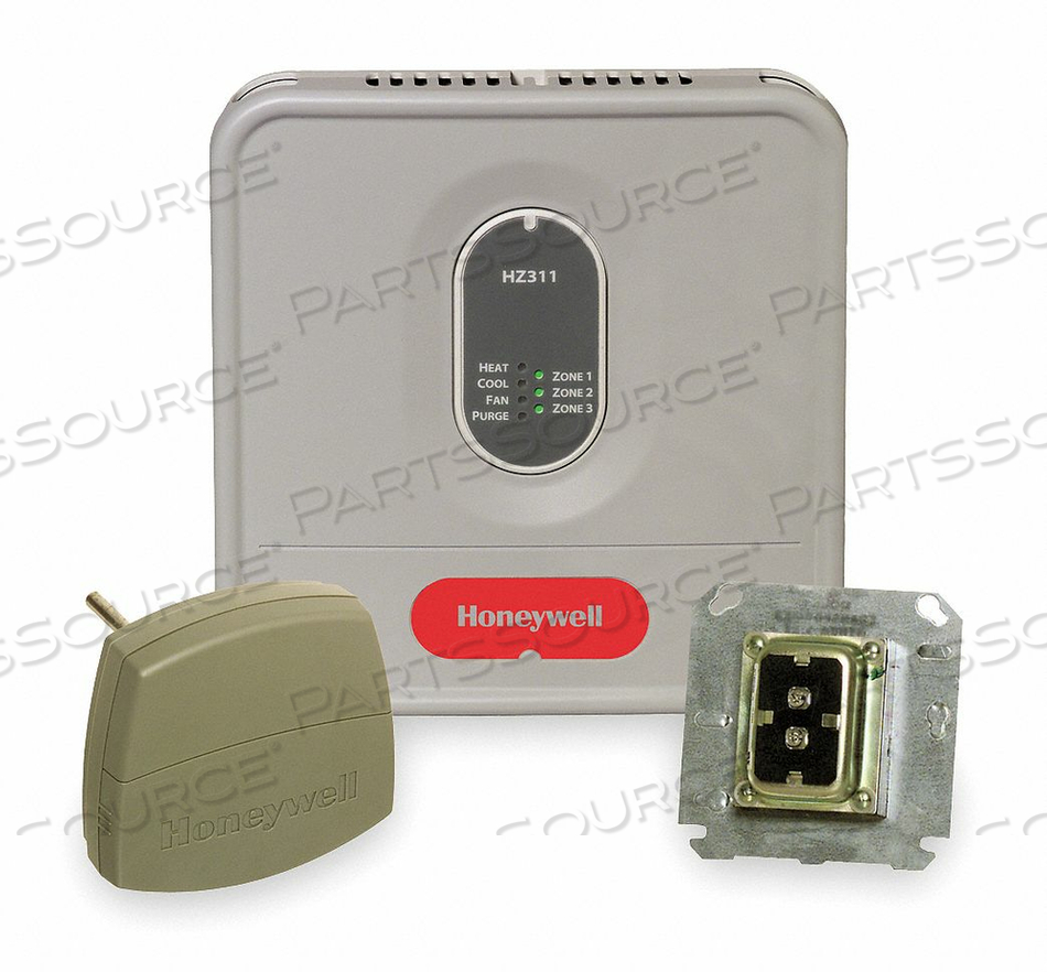 SINGLE STAGE 1H-1C TRUEZONE SYSTEM KIT CONTROLS UP TO 3 ZONES INCLUDES HZ311 CONTROL PANEL C7735A DI by Honeywell