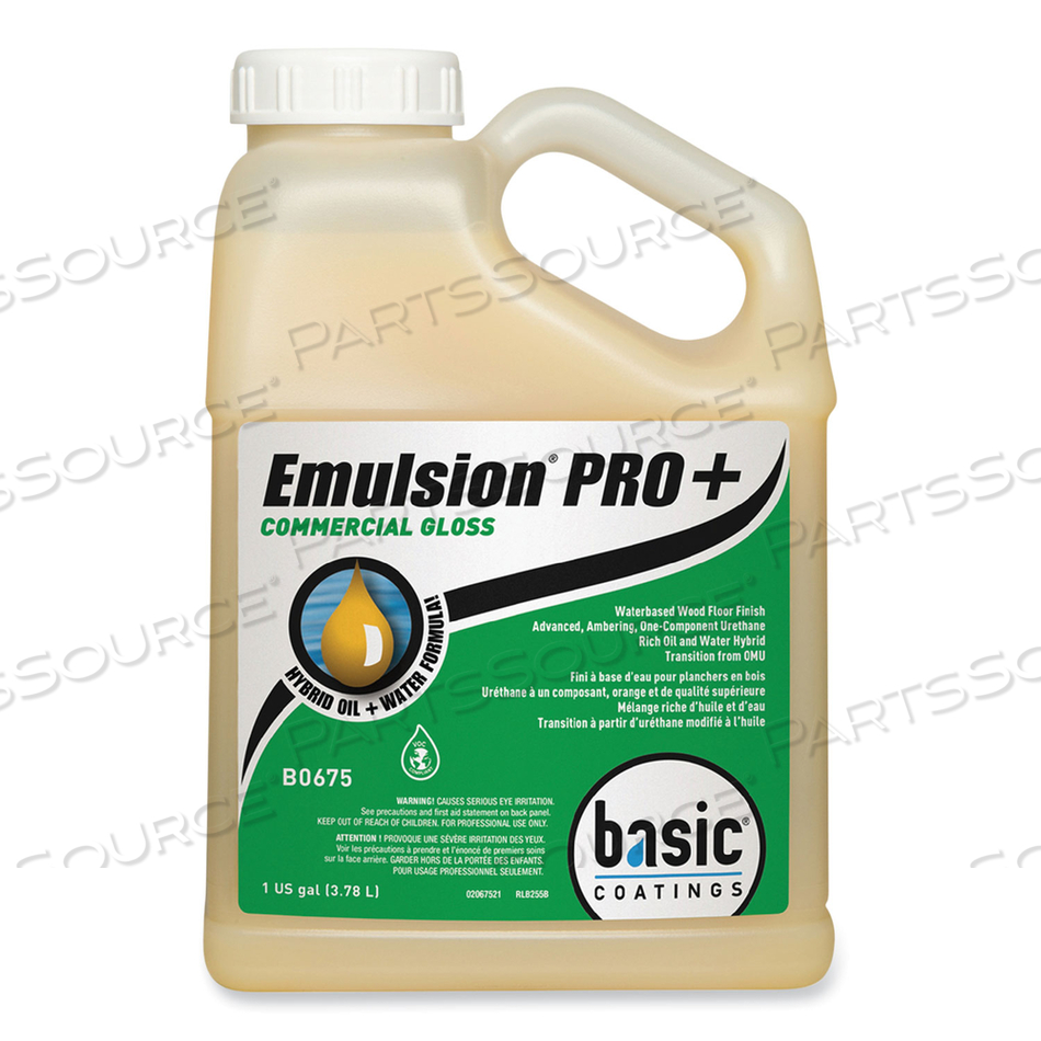 EMULSION PRO+ FLOOR FINISH AND SEALER, 1 GAL BOTTLE by Betco Corporation