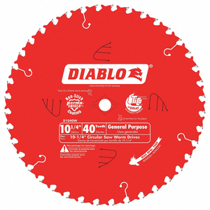 CIRCULAR SAW BLADE BLADE DIA 10-1/4 IN. by Diablo