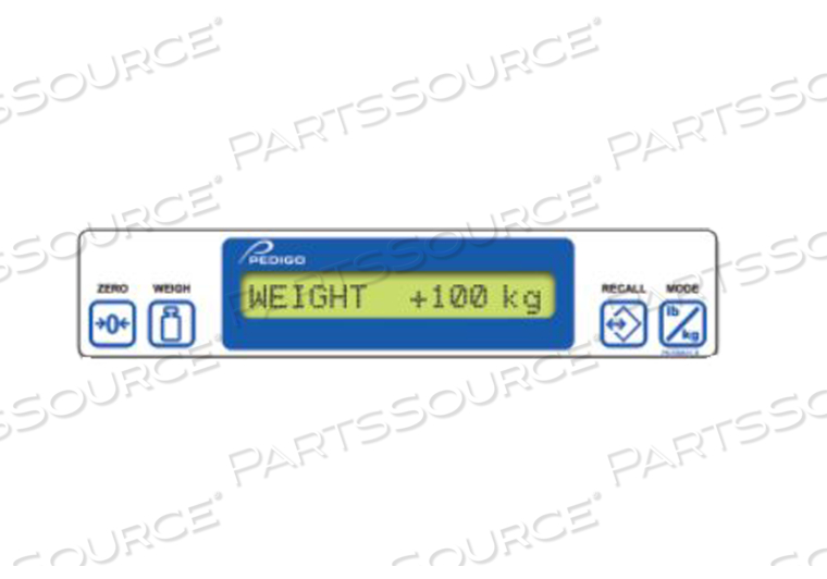 PATIENT SCALE, DIGITAL, 750 POUND CAPACITY, BACKLIT LCD. 