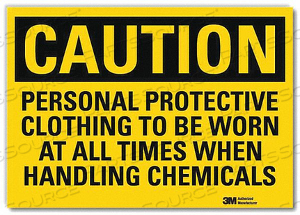 SAFETY SIGN PROTECTIVE CLOTHING 5 IN H by Lyle Signs Inc. SAFETY SIGN PROTECTIVE CLOTHING 5 IN H by Lyle Signs Inc.