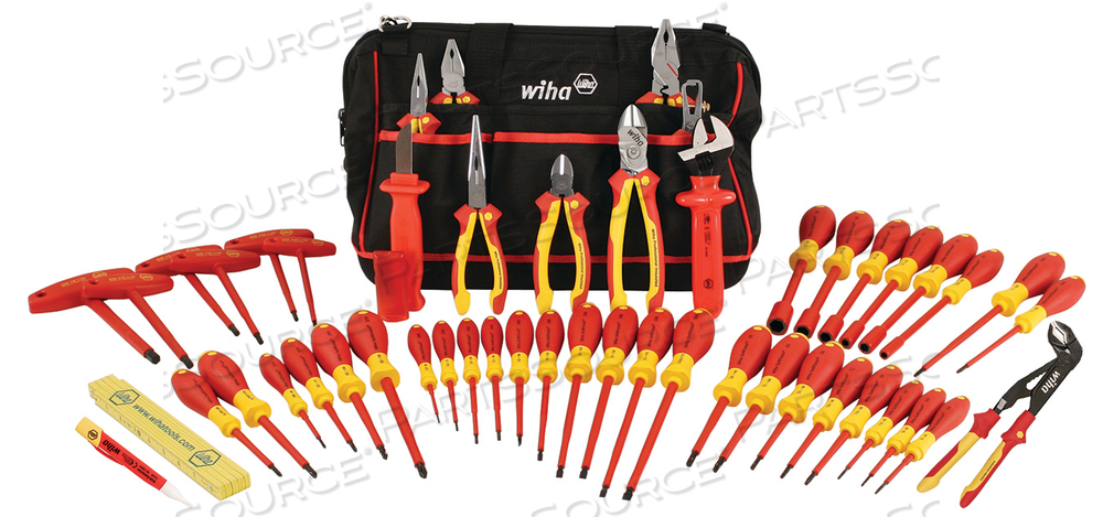 INSULATED PLIERS-CUTTERS AND SCREWDRIVER SET by Wiha Tools
