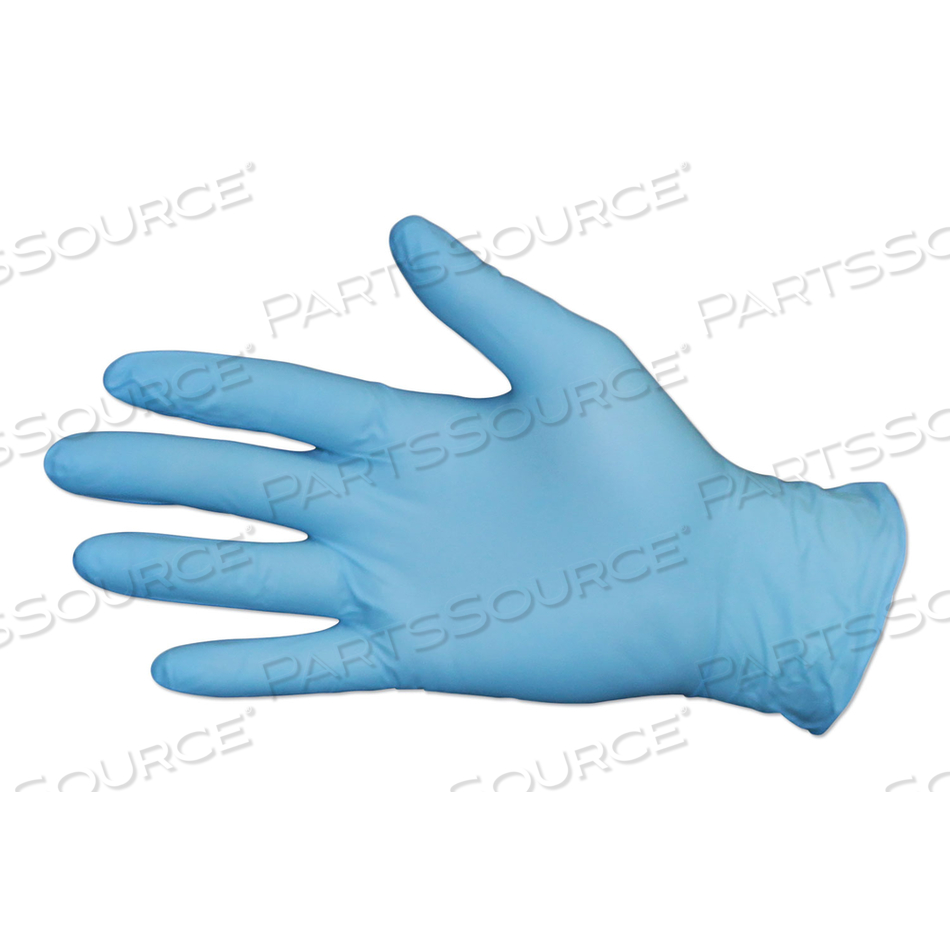 DIVERSAMED DISPOSABLE POWDER-FREE EXAM NITRILE GLOVES, BLUE, LARGE, 100/BOX 