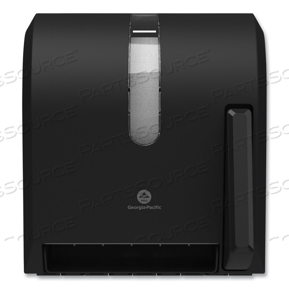 HYGIENIC PUSH-PADDLE ROLL TOWEL DISPENSER, 13 X 10 X 14.4, BLACK by Georgia-Pacific