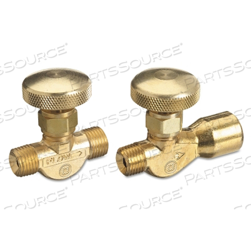 NON-CORROSIVE GAS FLOW VALVES, 200 PSIG, ACETYLENE/FUEL GAS, 9/16" - 18 LH(M) by Western Enterprises NON-CORROSIVE GAS FLOW VALVES, 200 PSIG, ACETYLENE/FUEL GAS, 9/16" - 18 LH(M) by Western Enterprises