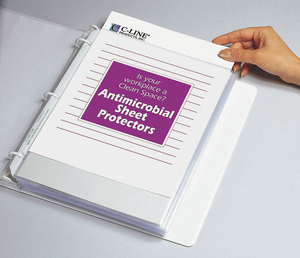 SHEET PROTECTOR ANTIMICROBIAL PK100 by C-Line