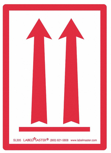 ARROWS LABEL 4 H 6 W PK500 by Labelmaster