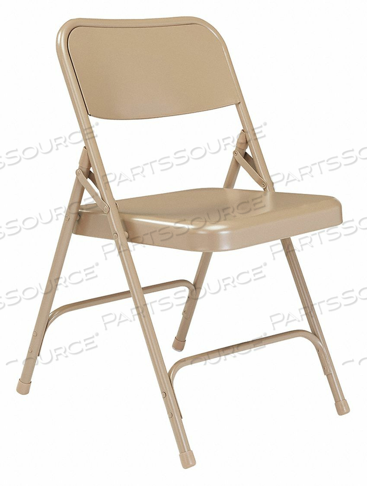 FOLDING CHAIR BEIGE 18-1/4 IN. PK4 by National Public Seating