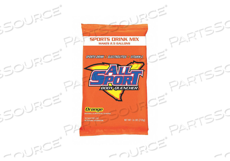 SPORTS DRINK MIX ORANGE FLAVOR PK32 by All Sport SPORTS DRINK MIX ORANGE FLAVOR PK32 by All Sport