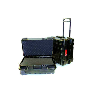 MSCART2311F, FOAM-FILLED WHEELED SHIPPING CASE, 24-1/2"L X 19"W X 12"H, BLACK by CH Ellis Co Inc