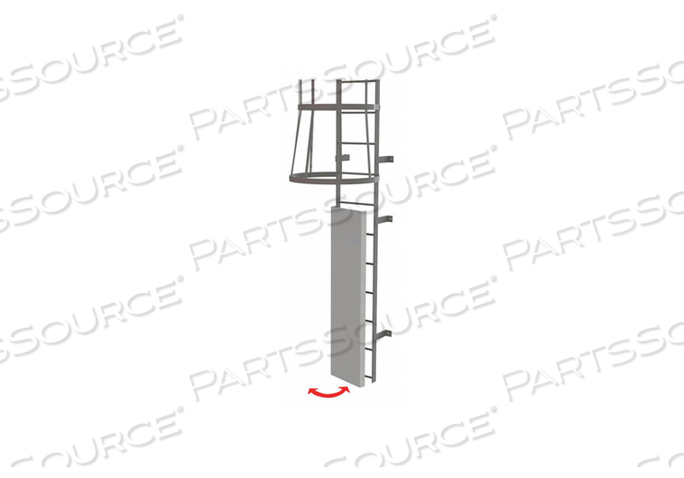 LADDER FIXED STEEL GUARD DOOR by Tri-Arc LADDER FIXED STEEL GUARD DOOR by Tri-Arc