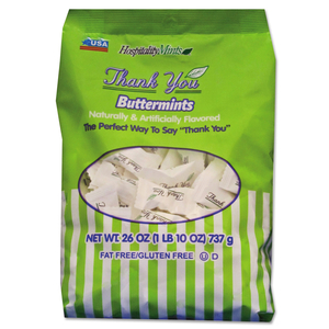 THANK YOU BUTTERMINTS CANDIES, 26 OZ BAG by Hospitality Mints THANK YOU BUTTERMINTS CANDIES, 26 OZ BAG by Hospitality Mints