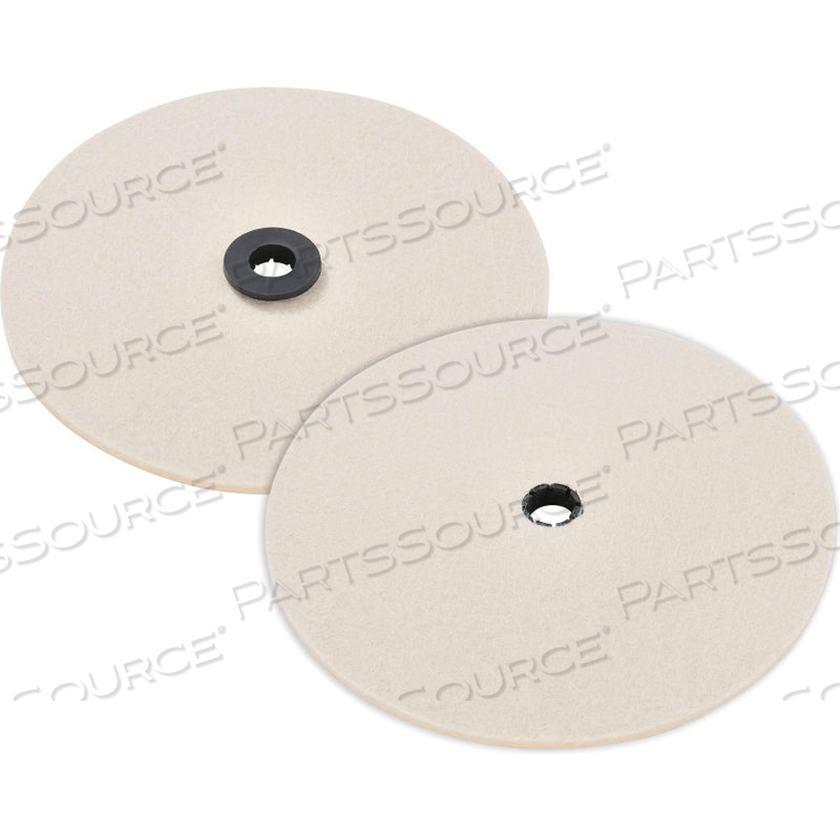 REPLACEMENT FELT PADS FOR MINI FLOOR SCRUBBER, 2 PACK by Zhejiang Jiebo Electric Appliance
