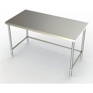 WORKBENCH, 16 GA. 304 SERIES STAINLESS, CROSSBRACE, 60"WX30"D by Aero Manufacturing Co.