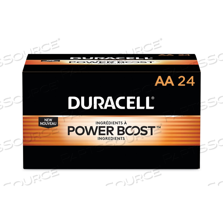 BATTERY, COPPERTOP, AA, ALKALINE, 1.5V, 2900 MAH by Duracell