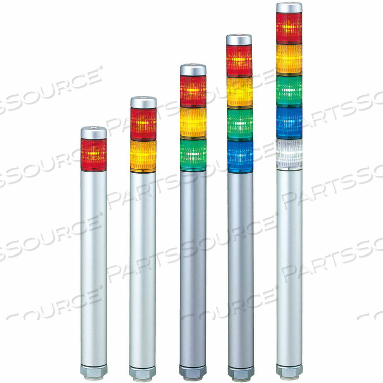 CONTINUOUS LIGHT, 220MM, NPN & PNP COMPATIBLE, RED/AMBER/GREEN LIGHT, AC/DC24V by Patlite USA Corporation CONTINUOUS LIGHT, 220MM, NPN & PNP COMPATIBLE, RED/AMBER/GREEN LIGHT, AC/DC24V by Patlite USA Corporation