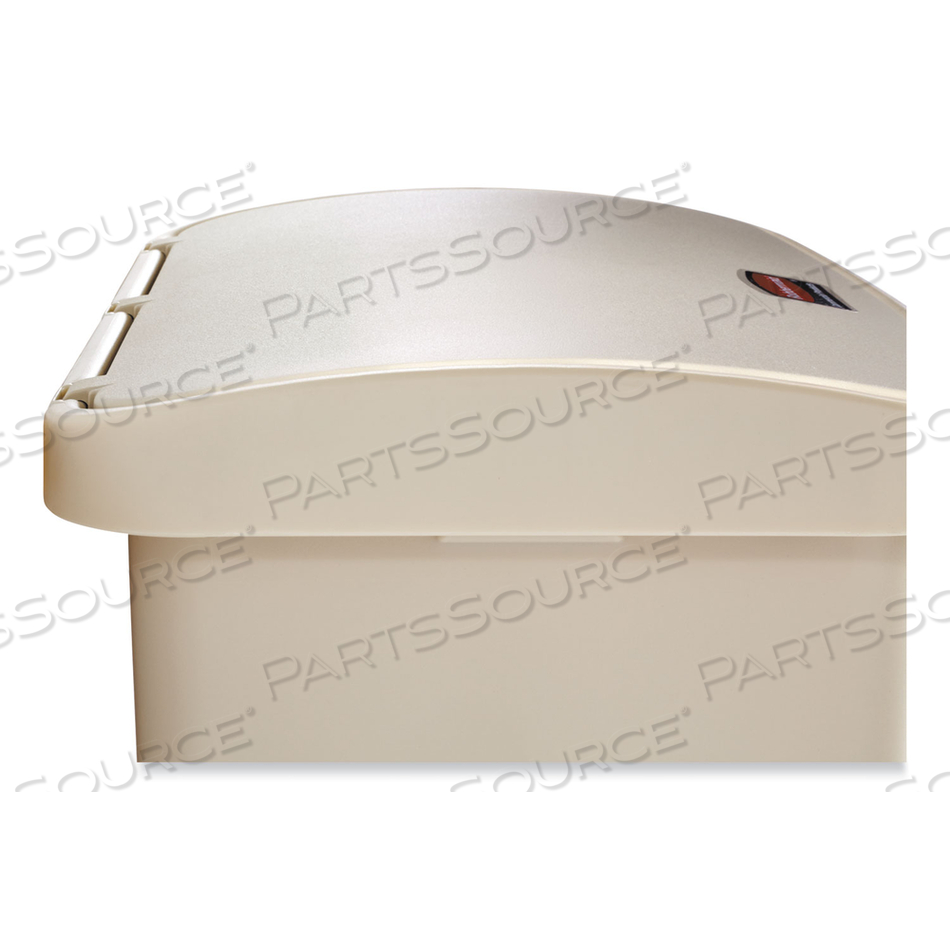 SLIM JIM RESIN STEP-ON CONTAINER, FRONT STEP STYLE, 8 GAL, POLYETHYLENE, BEIGE by Rubbermaid Medical Division SLIM JIM RESIN STEP-ON CONTAINER, FRONT STEP STYLE, 8 GAL, POLYETHYLENE, BEIGE by Rubbermaid Medical Division