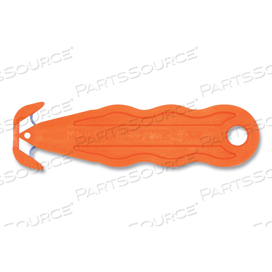 KURVE BLADE PLUS SAFETY CUTTER, 5.75" PLASTIC HANDLE, ORANGE by Klever Kutter KURVE BLADE PLUS SAFETY CUTTER, 5.75" PLASTIC HANDLE, ORANGE by Klever Kutter