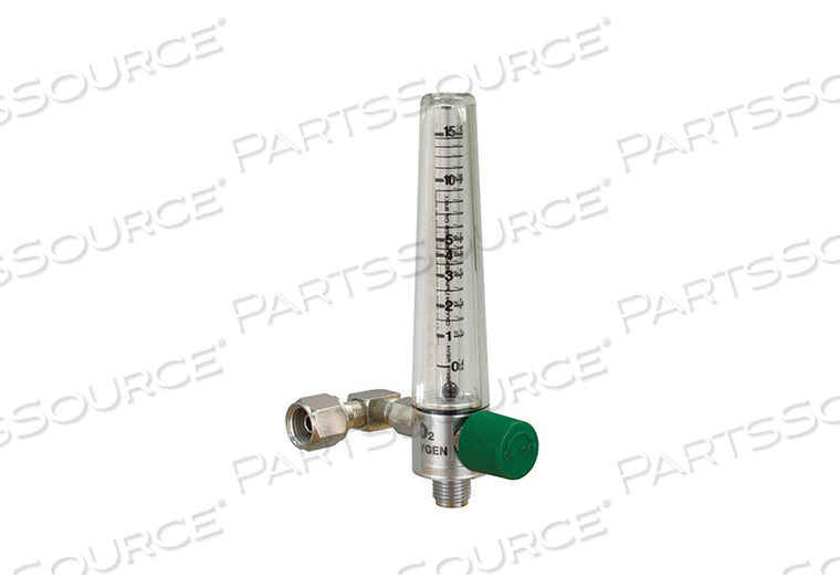 PEDIATRIC FLOWMETER, 0 TO 200 CC, DISS FEMALE HEX NUT, OXYGEN, CHROME, +/-14 CC by Precision Medical, Inc. PEDIATRIC FLOWMETER, 0 TO 200 CC, DISS FEMALE HEX NUT, OXYGEN, CHROME, +/-14 CC by Precision Medical, Inc.