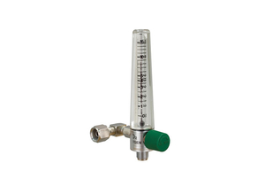 PEDIATRIC FLOWMETER, 0 TO 200 CC, DISS FEMALE HEX NUT, OXYGEN, CHROME, +/-14 CC by Precision Medical, Inc.