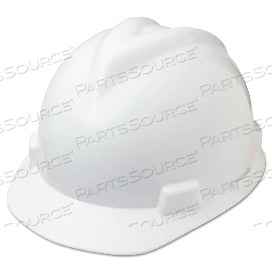 V-GARD PROTECTIVE CAP, FAS-TRAC RATCHET, SLOTTED, WHITE by MSA Safety Sales, LLC V-GARD PROTECTIVE CAP, FAS-TRAC RATCHET, SLOTTED, WHITE by MSA Safety Sales, LLC