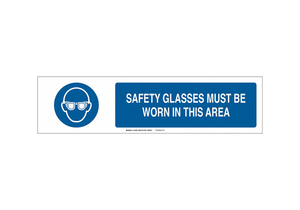 SLIDER INSERT SAFETY GLASSES 23-7/8 IN W by Brady Americas SLIDER INSERT SAFETY GLASSES 23-7/8 IN W by Brady Americas
