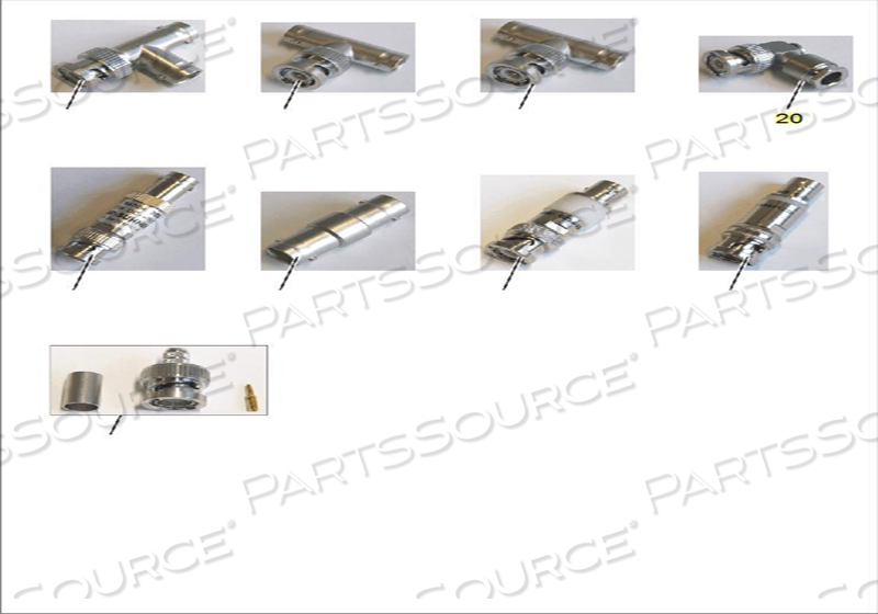 CABLE PLUG 1P BNC 75R D5.7 RA OE by Siemens Medical Solutions