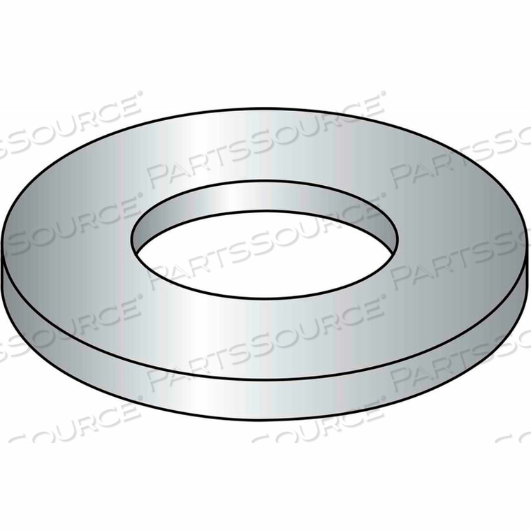 FLAT WASHER - M6 - STEEL - ZINC CR+3 - DIN 125A - 140 HV - PKG OF 200 - BBI by Brighton Best