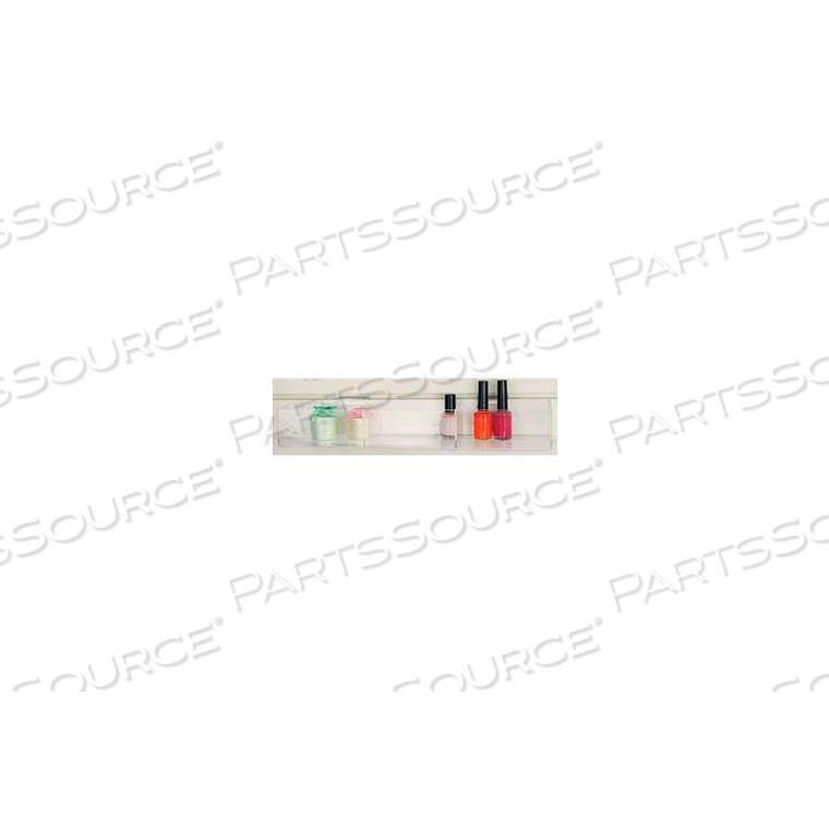 TRIPLE HOSIERY BIN DISPLAYS, SLATWALL, 7-1/2" W X 4-1/4" H, 1/8" THICK, ACRYLIC, CLEAR - PKG QTY 6 by Amko Displays LLC